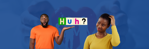 Man and woman surprised by some shocking facts